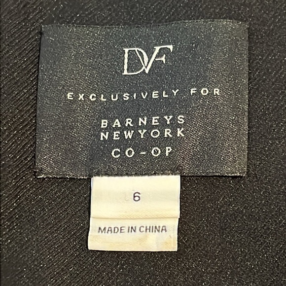 Diane Von Furstenberg Black Sheath Dress - Picture 6 of 9